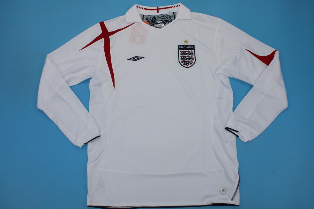 AAA Quality England 2006 World Cup Home Long Soccer Jersey
